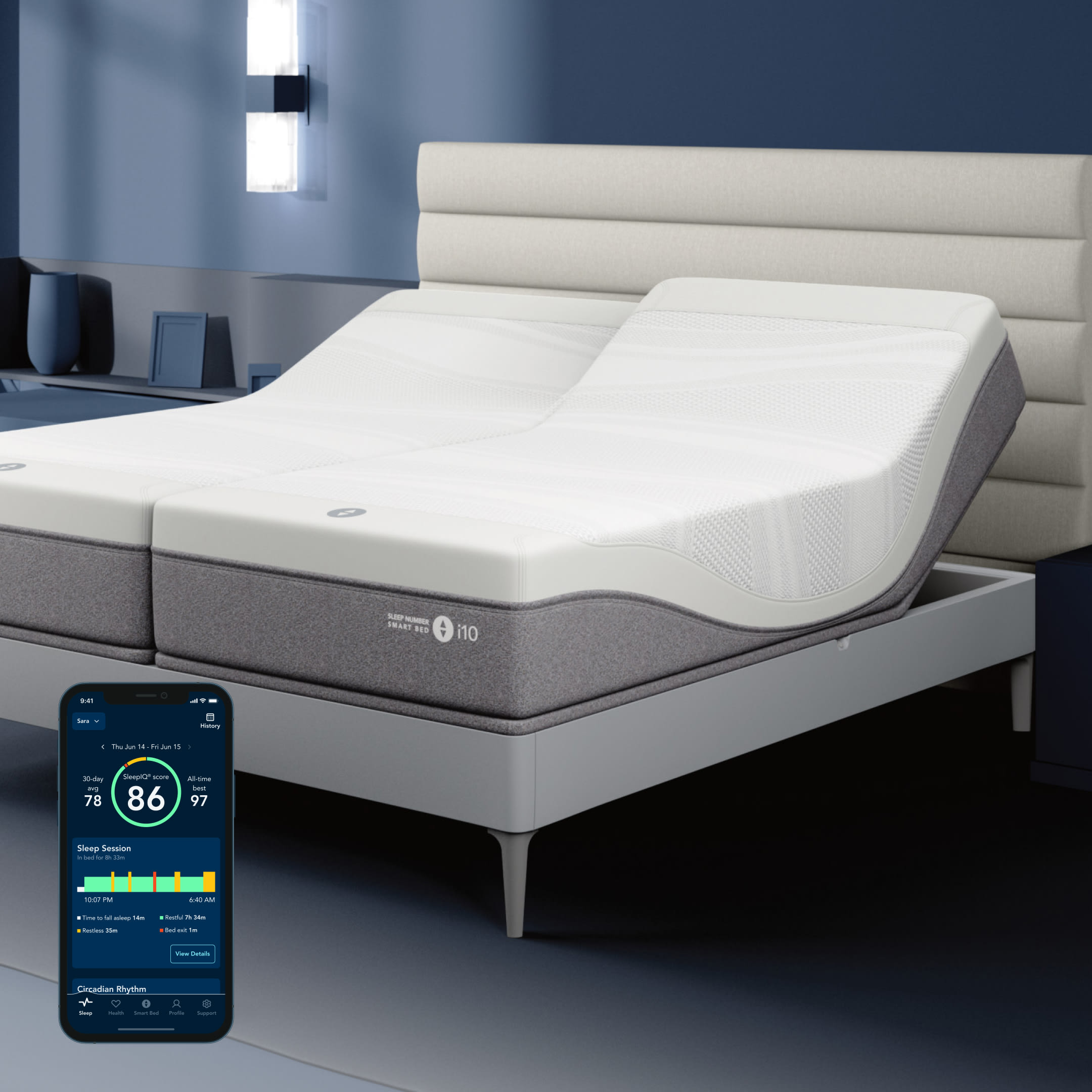 Sleep number online bed sale